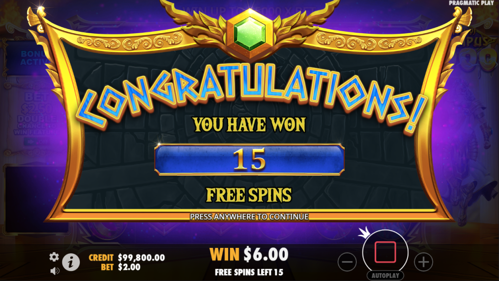 Gates of Olympus 1000 Free Spins Feature