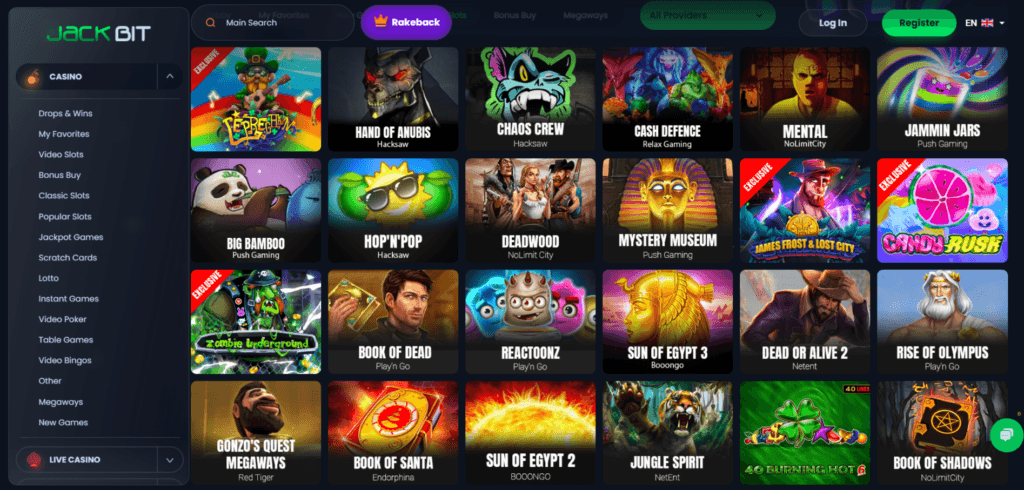 Jackbit Casino Slots