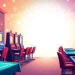 An inviting casino scene featuring vibrant slot machines